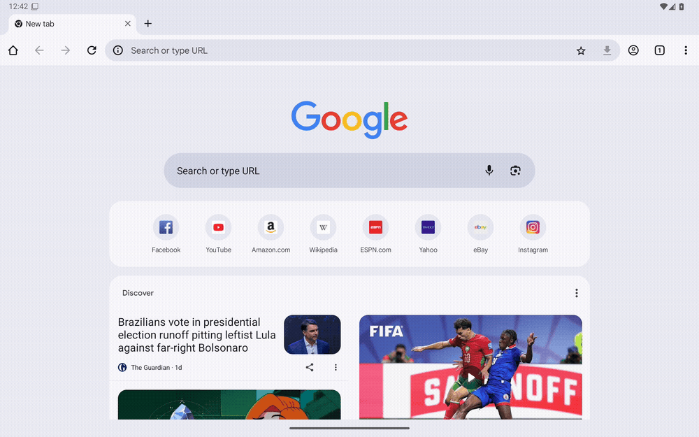 Chrome-first taskbar drag and first typing on current main